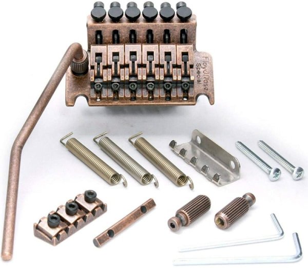 画像1: Floyd Rose Special Bronze R2nut / サスティーンブロック37mm / 別売りR2Nut付属/ TREMOLO フロイドローズスペシャル (1)