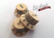 画像1: 59PARTS /SET OF 3 HAND AGED FENDER NYLON KNOBS IVORY/CREAM/ノブ/ビンテージパーツ/全国一律送料無料 (1)