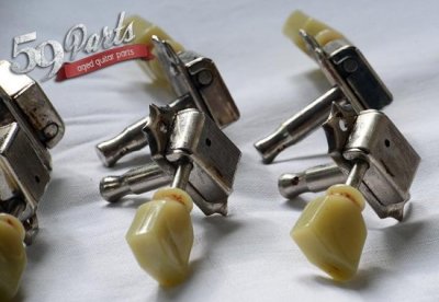 画像2: 59PARTS/RELIC AGED KLUSON DOUBLE RING DELUXE TUNERS GIBSON HISTORIC LES PAUL 335/ビンテージパーツ/全国一律送料無料