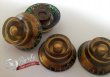 画像2: 59PARTS/SET OF 4 AGED RELIC GIBSON TOP HAT BELL KNOBS LES PAUL GOLD US SIZE/ノブ/ビンテージパーツ/全国一律送料無料 (2)