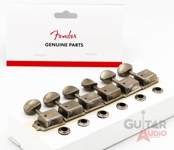 画像1: Genuine Fender ROAD WORN Relic Aged Vintage Strat/Tele Machine Head Tuners/純正 フェンダー ペグ/全国一律送料無料 (1)