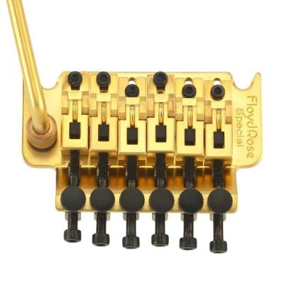 画像1: Floyd Rose FRTS3000SL Special Series Tremolo System with L3Nut, Satin Gold lLeft-Handed/L3Nut/サスティーンブロック37mm/フロイドローズスペシャル/レフトハンド/左利き用/全国一律送料無料！