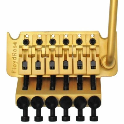 画像1: Floyd Rose FRT300S Original Series Tremolo System with R2 Nut, Satin Gold/サスティーンブロック37mm/フロイドローズオリジナル/全国一律送料無料！