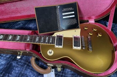 画像1: Gibson Custom Shop '57 Les Paul Goldtop Reissue - Double Gold VOS Solidbody/新品/全国一律送料無料！