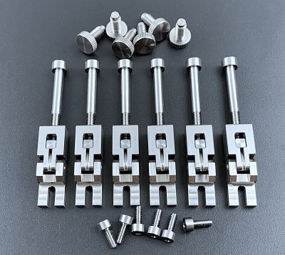 画像2: Floyd Rose Titanium Double Locking Systyem Locked Saddles for Tremolo/フロイドローズ/アップデートキット/トレモロシステム/送料無料！