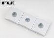 画像1: FU-Tone Titanium Lock Nut Blocks – Set of 3 White/チタンインロッキングナットブロック/フロイドローズ/全国一律送料無料 (1)