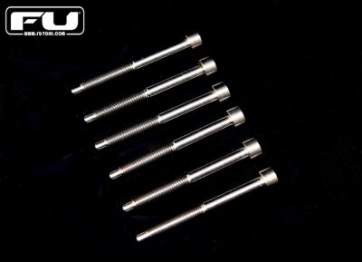 画像1: FU-Tone Titanium String Lock Screw Set(6)/フロイドローズ/チタン製ロックスクリュー/トレモロパーツ/全国一律送料無料