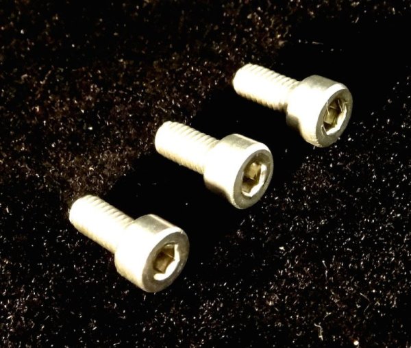 画像1: FU-Tone Floyd Stainless Nut Clamping Screws (3)/フロイドローズ/ナットキャップマウントスクリュー/トレモロパーツ/全国一律送料無料 (1)