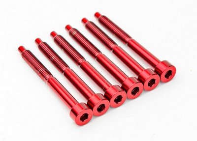 画像3: FU-Tone Titanium String Lock Screw Set(6) RED/フロイドローズ/チタン製ロックスクリュー/トレモロパーツ/全国一律送料無料