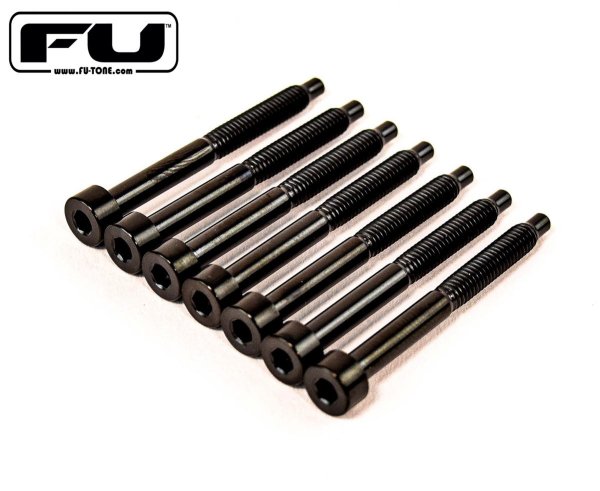 画像1: FU-Tone Titanium String Lock Screw Set(7)  Black/フロイドローズ/チタン製ロックスクリュー/トレモロパーツ/全国一律送料無料 (1)