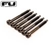 画像1: FU-Tone Titanium String Lock Screw Set(6)  Black/フロイドローズ/チタン製ロックスクリュー/トレモロパーツ/全国一律送料無料 (1)