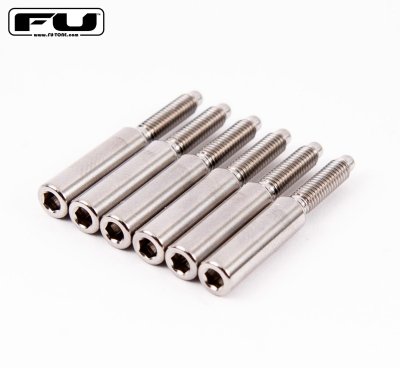 画像3: FU-Tone Titanium String Lock Barrel Screws – Silver/チタン製/バレル・ストリング・ロック・スクリュー/全国一律送料無料