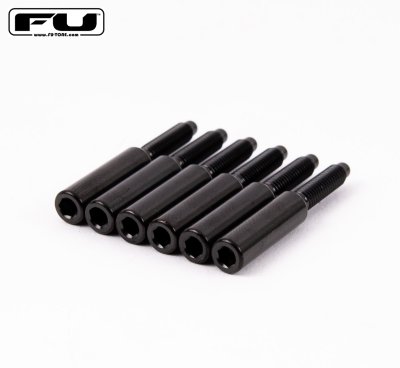 画像2: FU-Tone Titanium String Lock Barrel Screws –  Black/チタン製/バレル・ストリング・ロック・スクリュー/全国一律送料無料