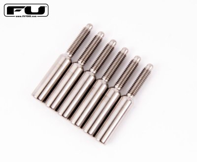 画像1: FU-Tone Titanium String Lock Barrel Screws – Silver/チタン製/バレル・ストリング・ロック・スクリュー/全国一律送料無料