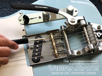 画像2: FU-Tone Vibramate Telecaster Bridge Saddles/サドルセット/ビグスビービブラート/全国一律送料無料