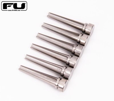 画像2: FU-Tone Titanium Acoustic Bridge Pins – SILVER/アコースティックギターブリッジピン/チタン製/弦釘/全国一律送料無料