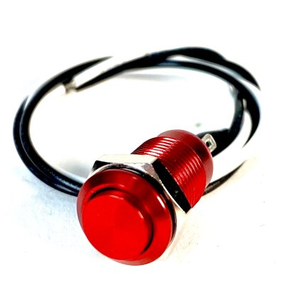 画像1: FU-Tone Tesi IDO Super M 10MM Metal Momentary Push Button Guitar Kill Switch RED/キルスイッチ/全国一律送料無料