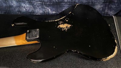 画像3: Fender Custom Shop Limited Edition Custom Jazz Bass Heavy Relic - Aged Black/全国一律送料無料