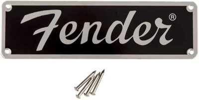 画像1: FENDER USA Tweed Amp Logo Black/フェンダー ツイードアンプ ロゴ ブラック