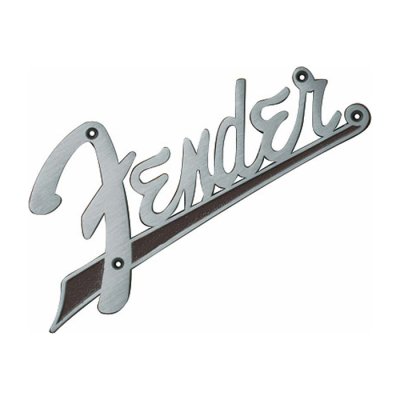 画像1: FENDER '63 FLAT AMP LOGO/フェンダー '63 フラットアンプロゴ ブラウン