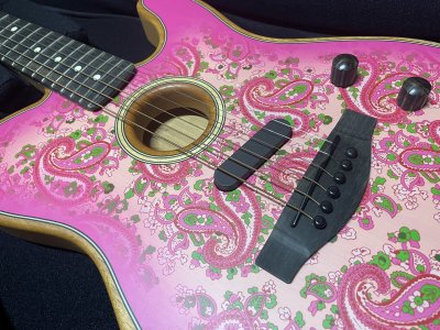 画像2: Fender USA（フェンダー）Limited Edition American Acoustasonic Telecaster Pink Paisley/新品/全国一律送料無料