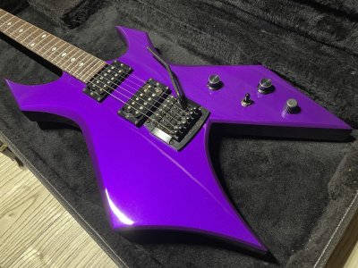 画像1: B.C.Rich USA Custom Shop Warlock 80 Kahler/Sapphire Purple/中古美品/全国一送料無料