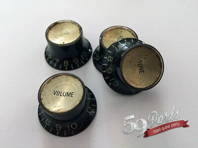 59PARTS / Gibson Top Hat Reflector Knobs/ノブ/ビンテージパーツ/全国一律送料無料