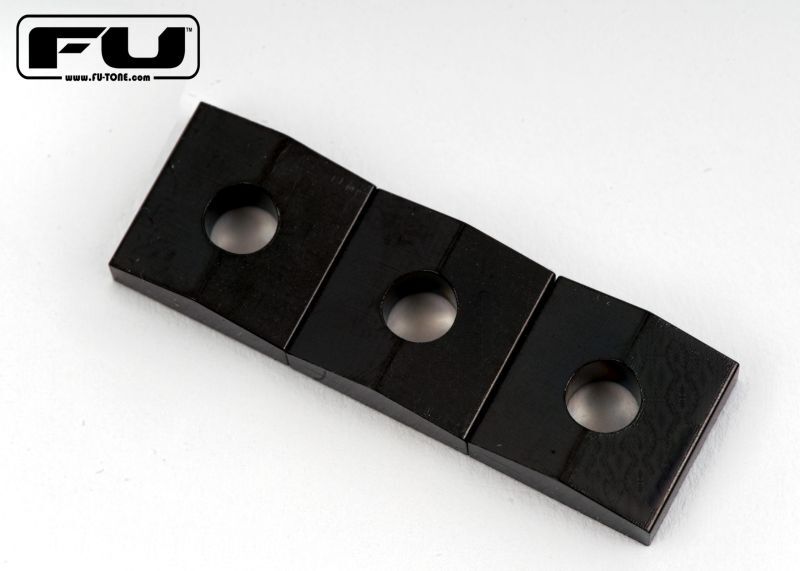 FU-Tone Titanium Lock Nut Blocks – Set of 3 Black/チタンイン