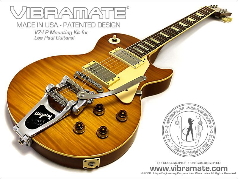 FU-Tone Vibramate V7 Mounting Plate for Bigsby  B7/ヴィブラート・テールピース/マウンティング・キット/全国一律送料無料